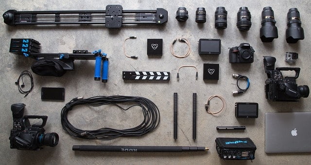 camera gear and equipment image