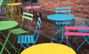 Metal outdoor furniture