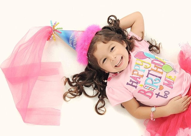 Birthday girl photograph