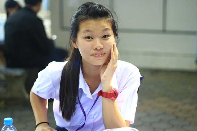Portrait Image of cute girl