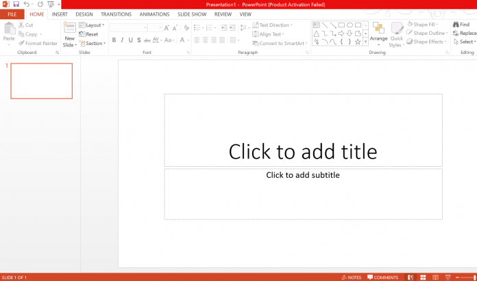 PowerPoint Sheet